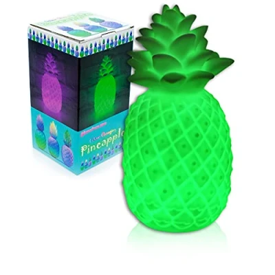 Image of The Glowhouse Colour Changing Pineapple Mood Light Table Lamp Lighting Bedroom Decor