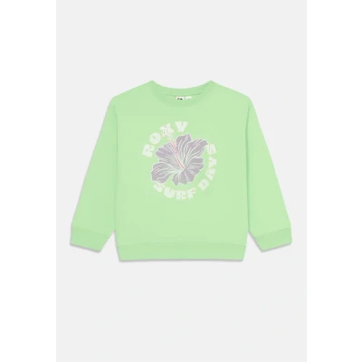 Image of Roxy Morning HIKE Sweatshirt, Women&#039;s, Size: 6y, Pistachio green