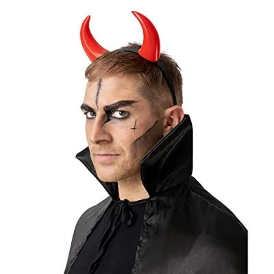 Image of Wicked Costumes Devil Headband Adult Fancy Dress Accessory