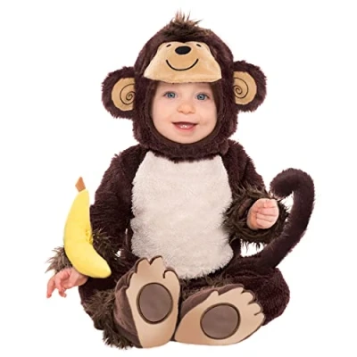 Image of amscan (PKT) (997538) Child Monkey Around Costume (12 18m)