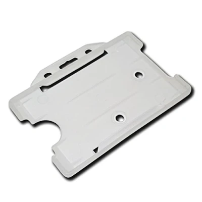 Image of ID Card It 10 x Pass Badge Holder for Lanyards and Retractable Reels (Clear)
