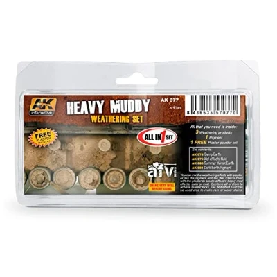 Image of AK Interactive Heavy Muddy Set # 00077