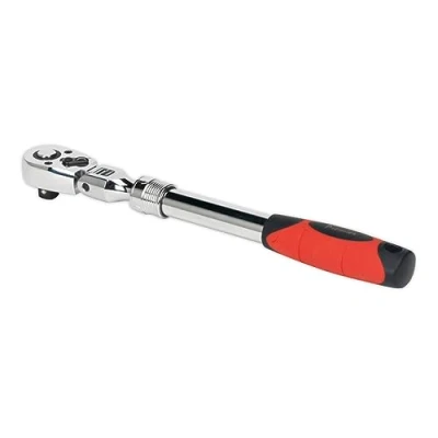 Image of Sealey Premier Flexi Head Ratchet Wrench 1/2&quot;Sq Drive Extendable