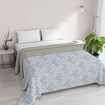 Image of Italian Bed Linen Summer quilt FANTASY, Microfiber, Double 260x270cm, Ornato Tex