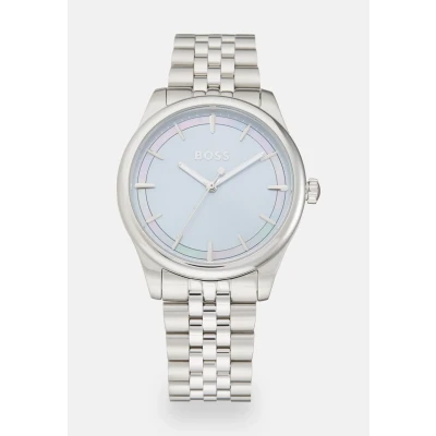 Image of BOSS Analogue Quartz Watch for Women Graceful Collection with Silver and Two Tone Stainless Steel Bracelet