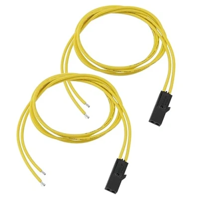 Image of the Lord of Tools 2Pcs 2 Pin Female Wire Harness Connector Replacement 1J0973119 3B0972712 Compatible with VW Plug Car Accessories 60cm
