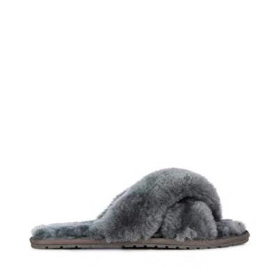 Image of EMU Australia Mayberry Womens Slipper, Charcoal, 6