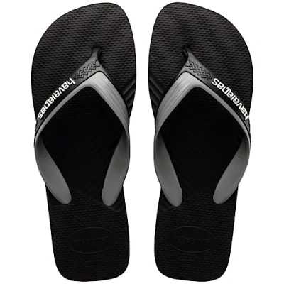 Image of Havaianas Men Dual, Black/Steel Grey, 11/12