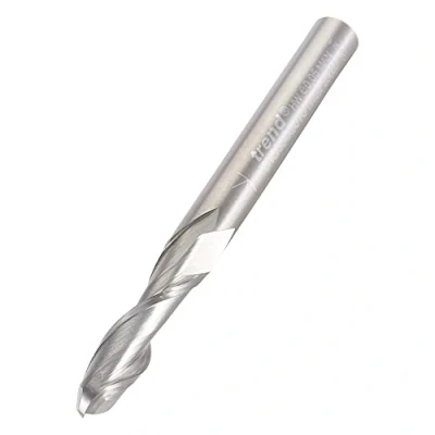 Image of Trend CNC Bullnose Spiral Up Cut Router Cutter, 6mm Shank, Diameter &amp; 25mm Length, Solid Tungsten Carbide, CNC/304X6STC