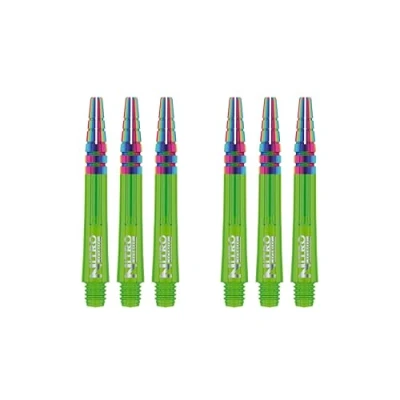 Image of RED DRAGON Nitrotech Ionic Short Stems Green 2 sets per pack (6 in total)