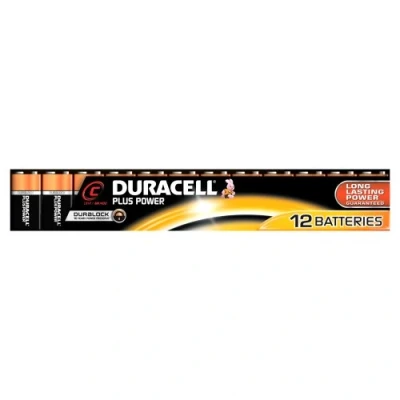 Image of Duracell C Plus Batteries 12 Pack