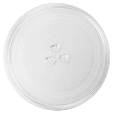 Image of Spares2go Universal Glass Turntable Plate for Small and Medium Microwave Oven (255mm / 10&quot; Diameter)