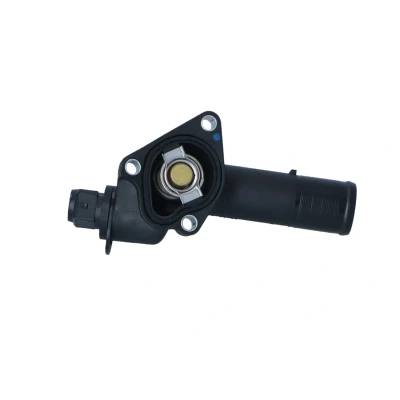 Image of 110602309R, 8200248531 Engine thermostat NRF 725056 89C with sensor, seal ring housing RENAULT: CLIO 3, SCENIC 2, MEGANE NISSAN: MICRA 3