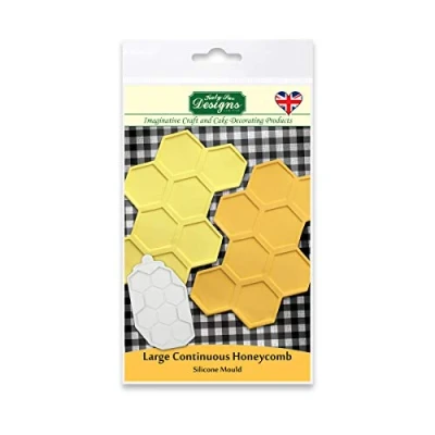 Image of Katy Sue Large Continuous Honeycomb Silicone Mould for Cake Decorating &amp; Crafts.