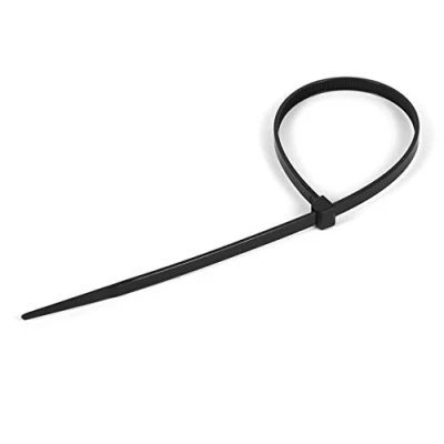 Image of Hyfive Cable Ties/Tie Wraps for Tidying Fixing Wiring &amp; More Nylon in Black 200mm x 2.5mm Pack of 100