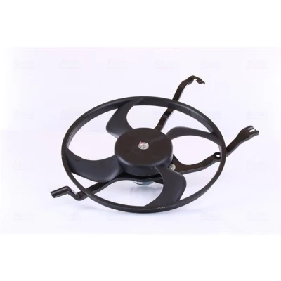 Image of 1253C4 Cooling fan NISSENS 85665 342mm 12V with radiator shroud, without resistor control unit CITROËN: C3 I Hatchback, C2 Hatchback