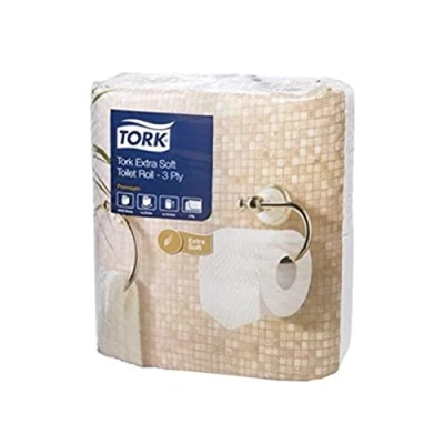 Image of Tork DB467 Extra Soft Toilet Roll, 3 Ply (Pack of 40)