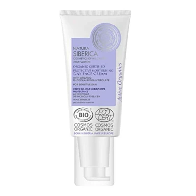 Image of Natura Siberica Organic Certified Sensitive Skin, Protective Moisturising Day Face Cream