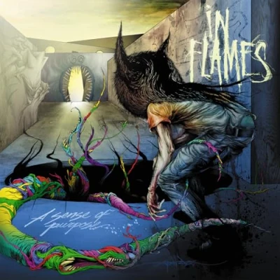 Image of In Flames A Sense Of Purpose Ocean Blue Transparent Sealed 2023 UK 2 LP vinyl set NBR54507