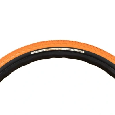 Image of Panaracer Gravel King Slick Colour Edition TLC Tyre: Sunset Orange/Black 700x38c