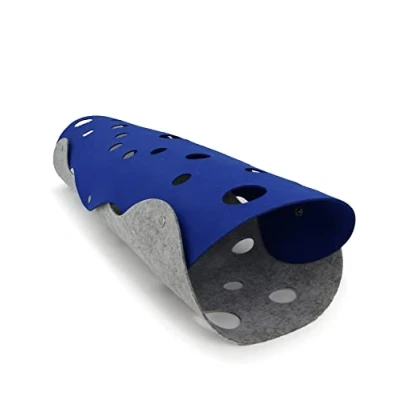 Image of Ancol Felt Cat Tunnel Blue