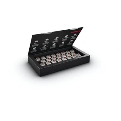 Image of CHERRY MX RGB BROWN Switch Kit, 23 Mechanical Keyboard Switches, for DIY, Hot Swap or Gaming Keyboards, Tactile without Click, Precise &amp; Perceptible