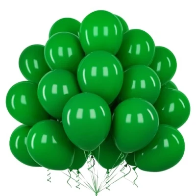 Image of Teselife Dark Green Balloons, 50Pcs 12 Inch Matte Deep Latex Balloon Arch Garland Kit Men Boys Birthday Wedding Proposal Anniversary Graduation Engagement Bridal Baby Shower Christmas Party Deco