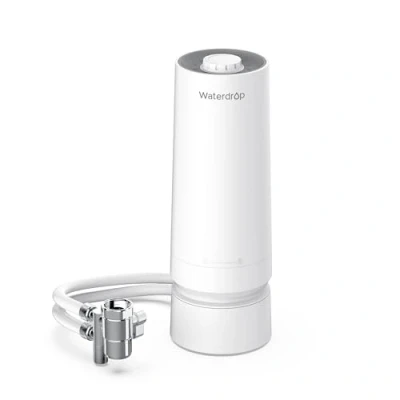 Image of Waterdrop WD CTF 06 Countertop Water Filter, 4000 Gallons Faucet Filter for Tap with Life Reminder, Reduces Heavy Metals, Bad Odor, and 99% Chlorine (1 Included)