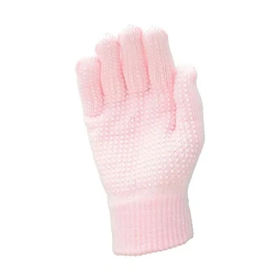 Image of Adults Magic Gloves Stretch Rubber Grip Riding Pink