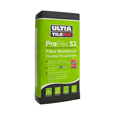 Image of Proflex S2 Flexible Fibre Reinforced Tile Adhesive (Grey)