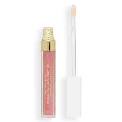 Image of Revolution Pro Vegan Collagen Peptide High Shine Lip Gloss, Nourish, Plump &amp; Hydrate Lips With Hyaluronic Acid Vitamin E, Bijoux
