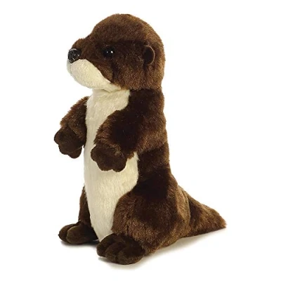 Image of Aurora, 31704, Mini Flopsies River Otter, 8In, Soft Toy, (Brown/White)