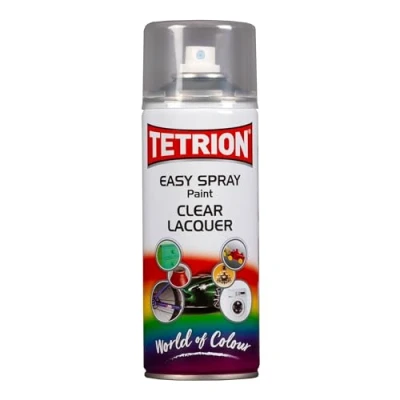 Image of Tetrion Easy Spray Paint, Clear Lacquer, 400 ml