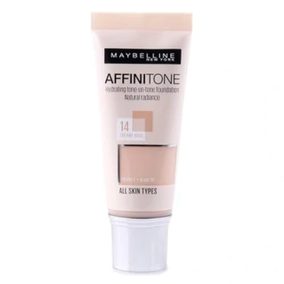 Image of 2 x Maybelline Affinitone Unifying Foundation Cream 30ml 14 Creamy Beige