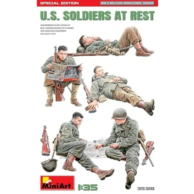 Image of Miniart MIN35318 Military 1:35 US Soldiers at Rest (Sepcial Edition)