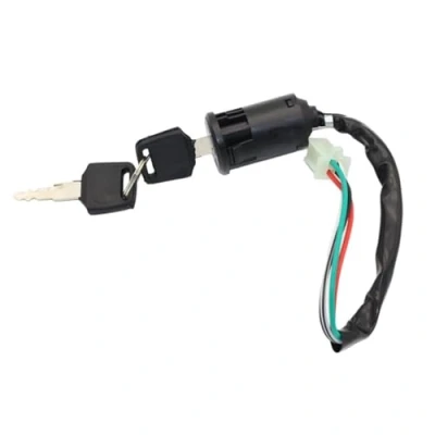 Image of 4 Wire Lock Key Ignition Switch Replacement for 90cc 110cc 125cc 140cc 150cc 200cc 250cc Quad ATV Go Kart Pit Dirt Bike Moped Scooter