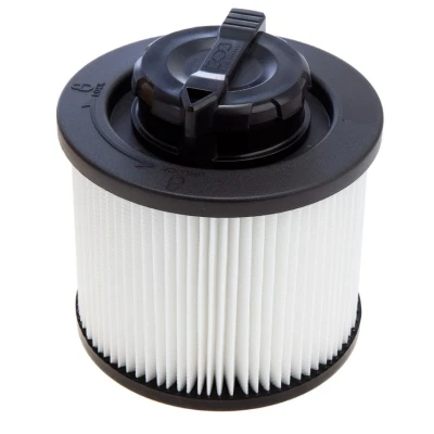Image of DEWALT DXVC4001 Regular Cartridge Filter. This Washable and Reusable Filter is Perfect for Collecting Dirt, Sawdust Debris. Collects Particles Down to 5 microns at 95% Efficiency.