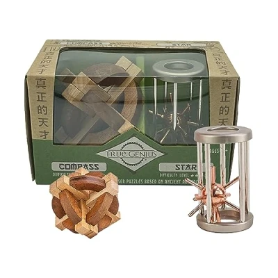 Image of Project Genius TG018 PJGTG018 Rome Brain Teaser Puzzle, Wooden, One Size