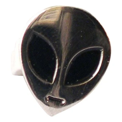 Image of UFO Alien Head Metal Enamelled Pin Badge Lapel XJKB4 07
