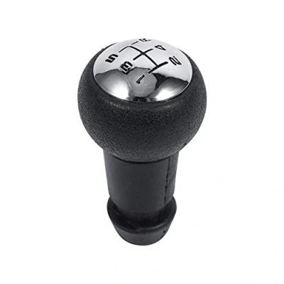 Image of Akozon 5 Speed Gear Shift Knob, Stick Knob Manual Universal for 307 Citroen: Saxo Xsara Xantia C2 C3 Pluriel Picasso C4 C4(B7) DS4 Berlingo B6