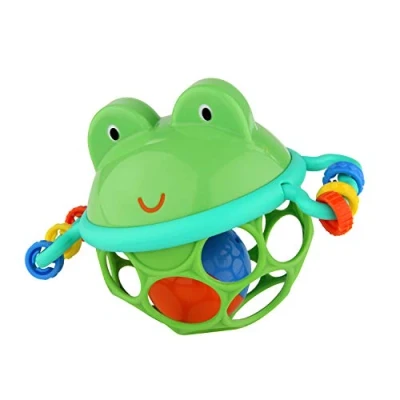 Image of Bright Starts Oball Jingle &amp; Shake Pal Frog Rattle