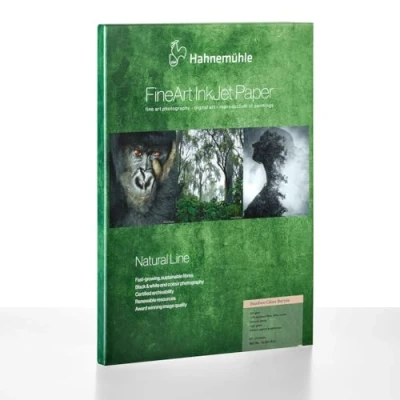 Image of Hahnemühle Bamboo Gloss Baryta Sustainable Inkjet Photo Paper with 90% Fasteners, Natural White, 305gsm (210x297mm)
