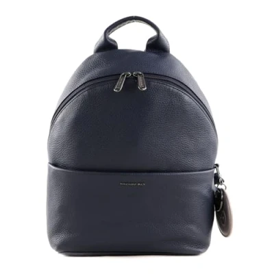 Image of Mandarina Duck Women&#039;s P10FZT46 Mellow Leather Backpack/DRSS, Dress Blue, 25x33x12 (L x H W)