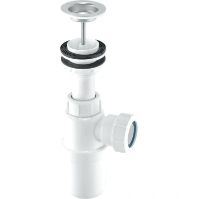 Image of McAlpine Adjustable Inlet Basin Trap with Centre Pin Waste 40mm Mutlifit Outlet AA10W
