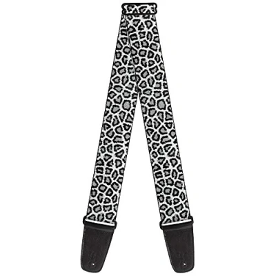 Image of Buckle Down GS W31203 &quot;Leopard White&quot; Guitar Strap