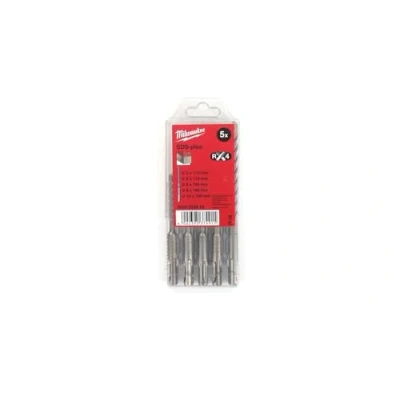 Image of Broca SDS Plus MX4 (Estuche) 5 piezas (5/6 x 115 mm, 6/8/10 160 mm)