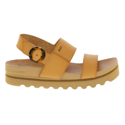 Image of Reef Vista Hi Buckle Vegan Leather Women&#039;s Platform Sandals