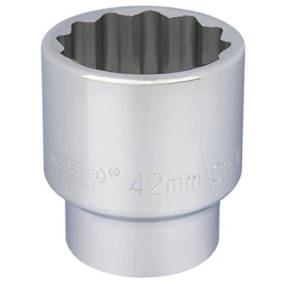 Image of Draper 12 Point Socket, 3/4&quot; Sq. Dr., 42mm