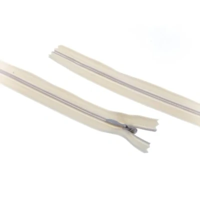 Image of 8&quot;/ 20cm Concealed Invisible Closed End Zips Light Honey Beige per single zip