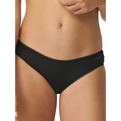 Image of sloggi Women&#039;s 24/7 Cotton Maxi Boxer Briefs, Black (BLACK), 38